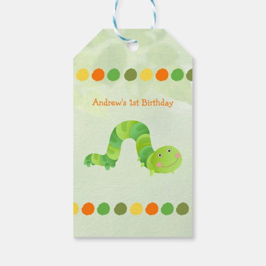 Caterpillar partij gunst Label Cadeaulabel (Achterkant)