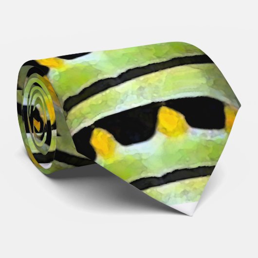 Caterpillar Pattern Design Stropdas (Opgerold)