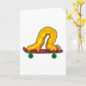 Caterpillar Skater Skateboard Kaart (Gele Bloem)