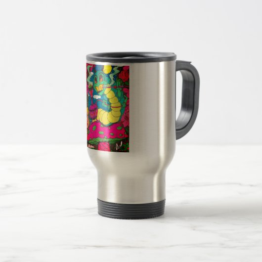 Caterpillar Travel Mug Reisbeker (Voorkant rechts)