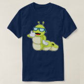 Caterpillar with Glasses T-shirt (Design voorkant)