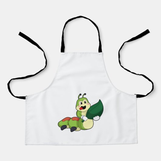 Caterpillar with Leaf Schort (Voorkant)