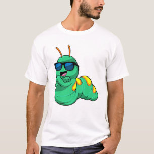 Caterpillar with Sunglasses T-shirt