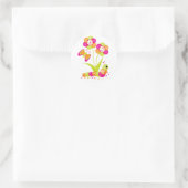 Caterpiller naar een vlinder Sticker (Tas)