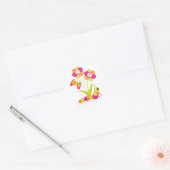 Caterpiller naar een vlinder Sticker (Envelop)