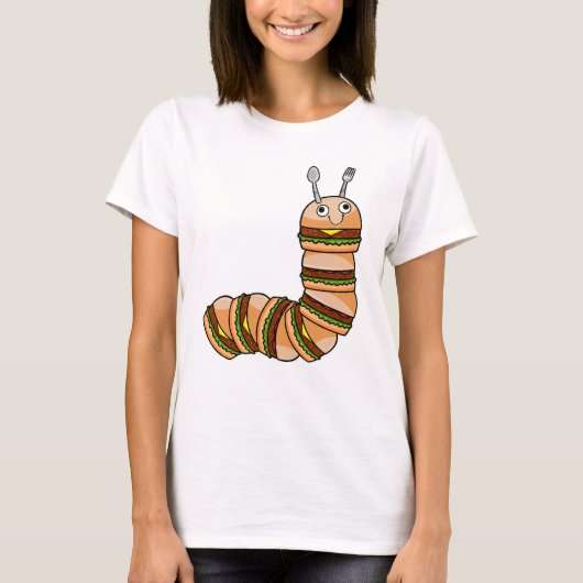 Caterstyle as Cheeseburger with Beef & Salad T-shirt (Voorkant)