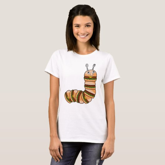Caterstyle as Cheeseburger with Beef & Salad T-shirt (Voorkant volledig)