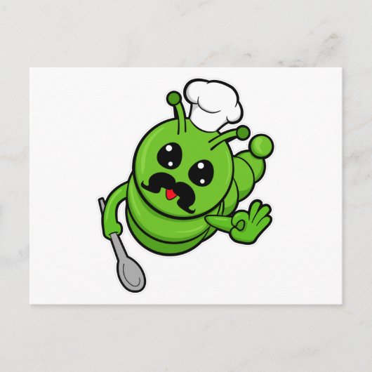 Caterstyle as Cook with Spoon Briefkaart (Voorkant)