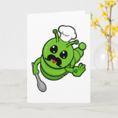 Caterstyle as Cook with Spoon Kaart (Gele Bloem)