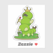 Caterstyle as King met Crown Sticker (Vel)