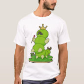 Caterstyle as King met Crown T-shirt (Voorkant)