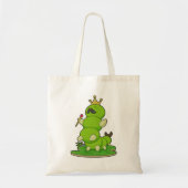 Caterstyle as King met Crown Tote Bag (Voorkant)
