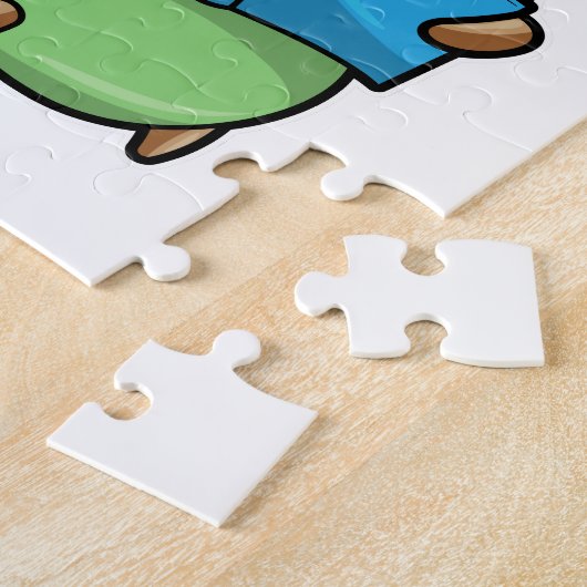 Caterstyle as Nerd with Book & Glasses Legpuzzel (Zijkant)