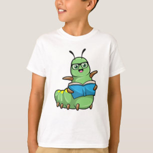 Caterstyle as Nerd with Book & Glasses T-shirt