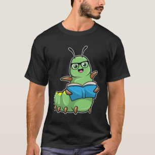 Caterstyle as Nerd with Book & Glasses T-shirt