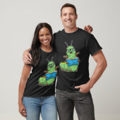 Caterstyle as Nerd with Book & Glasses T-shirt (Unisex)