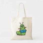 Caterstyle as Nerd with Book & Glasses Tote Bag (Voorkant)