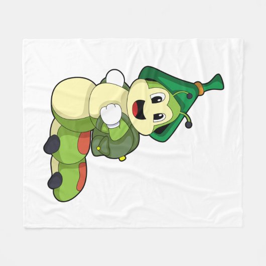 Caterstyle as Student with Backpack Fleece Deken (Voorkant (Horizontaal))