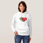 Caterstyle Love Heart Hoodie (Voorkant volledig)