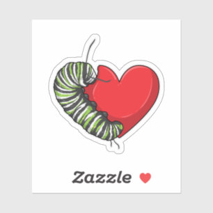 Caterstyle Love Heart Sticker