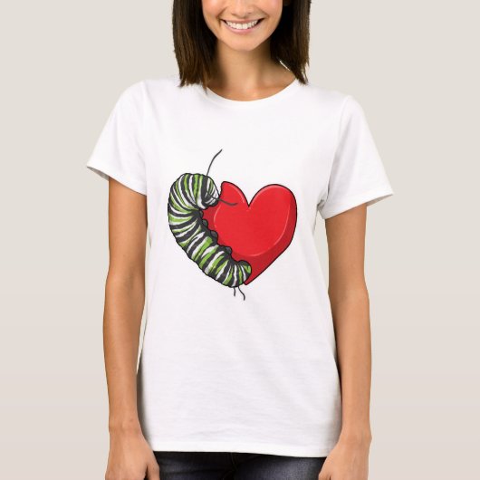 Caterstyle Love Heart T-shirt (Voorkant)