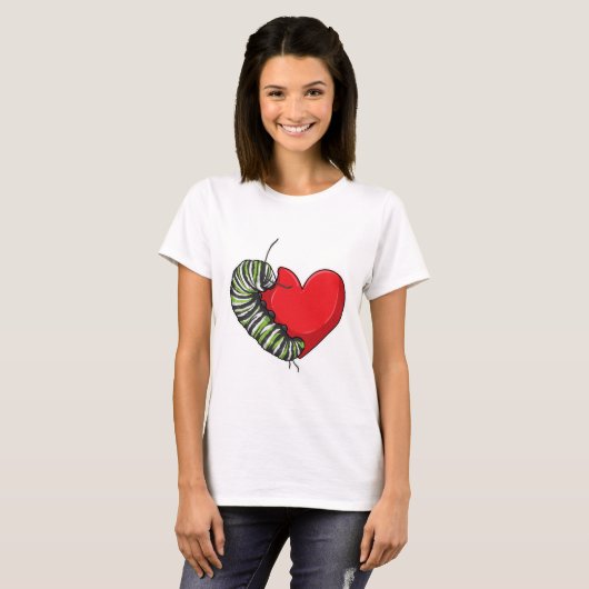 Caterstyle Love Heart T-shirt (Voorkant volledig)