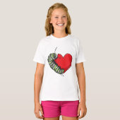Caterstyle Love Heart T-shirt (Voorkant volledig)