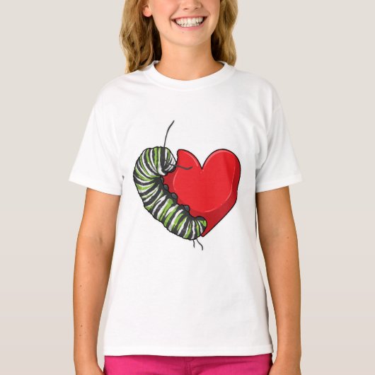 Caterstyle Love Heart T-shirt (Voorkant)