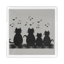 caterwauleren acryl dienblad