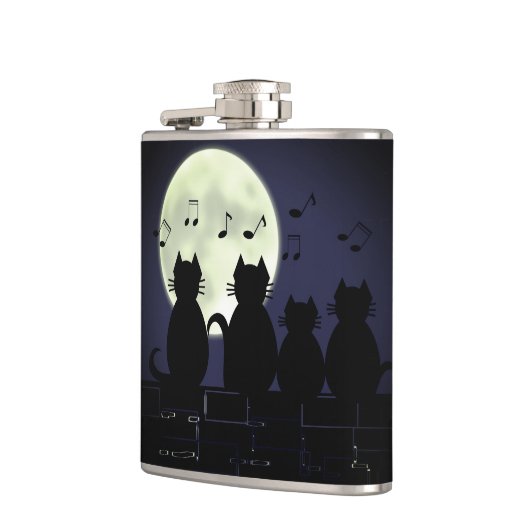 caterwauleren met maanlicht heupfles (Links)