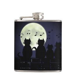 caterwauleren met maanlicht heupfles