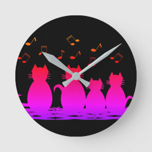 caterwauleren ronde klok