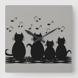 caterwauleren vierkante klok