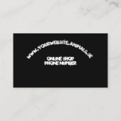 caterwaulering personaliseren visitekaartje (Achterkant)