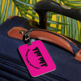 caterwauling Personalize , Luggage Tag  Bagagelabel