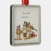 Caterwauling Premium Square Ornament (Rechts)