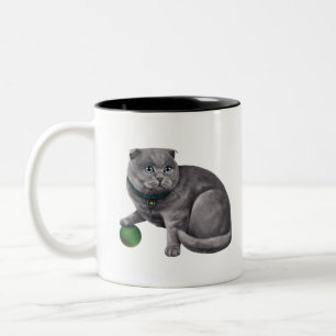CatFans - Scottish Fold Tweekleurige Koffiemok
