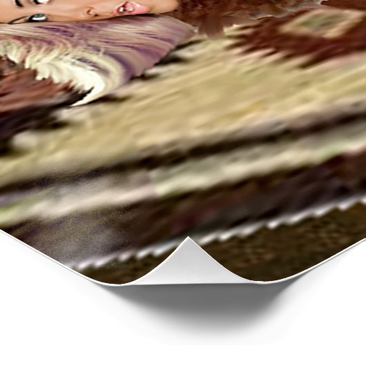 CATFIGHT IN A TEEPEE PERFECT POSTER (Hoek)