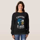 Catfish and Beer, daarom ben ik hier grappig Gevis Trui (Voorkant volledig)