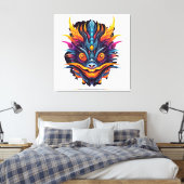 Catfish Beautiful Pop Art Canvas Afdruk (Insitu (Slaapkamer))