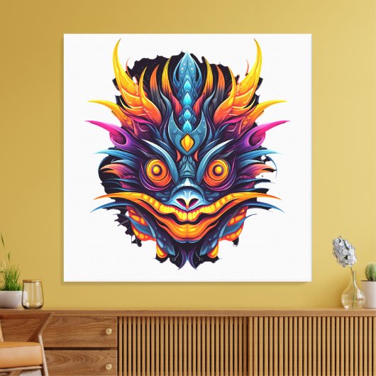 Catfish Beautiful Pop Art Canvas Afdruk (Insitu (Woonkamer))