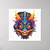 Catfish Beautiful Pop Art Canvas Afdruk (Voorkant)