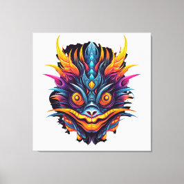 Catfish Beautiful Pop Art Canvas Afdruk