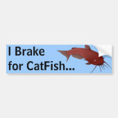 CatFish Brake Break Bumpersticker (Voorkant)
