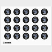 Catfish Catfish Gevist Ronde Sticker (Vel)