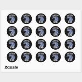 Catfish Catfish Gevist Ronde Sticker (Vel)