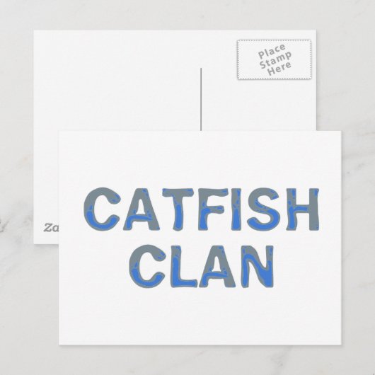 catfish Clan Briefkaart (Voorkant / Achterkant)
