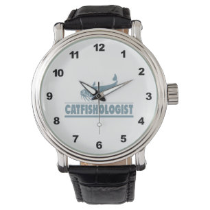 Catfish Fisherman Horloge
