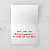 Catfish Funny Kerstmis Feestdagen Kaart (Binnen)