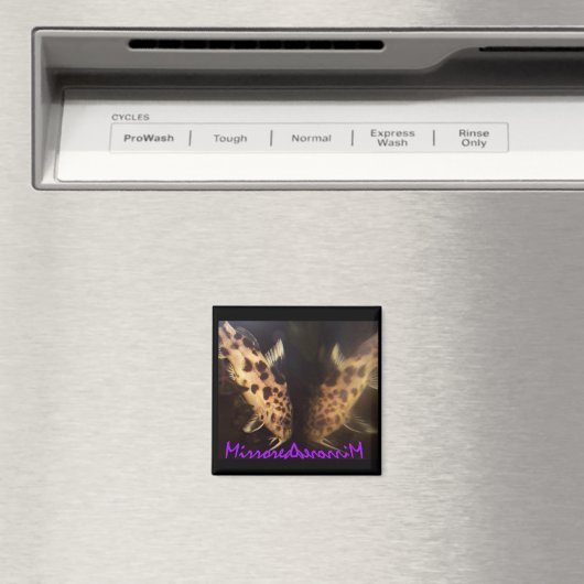 Catfish (gespiegelde) magneet (Insitu (Vaatwasser))